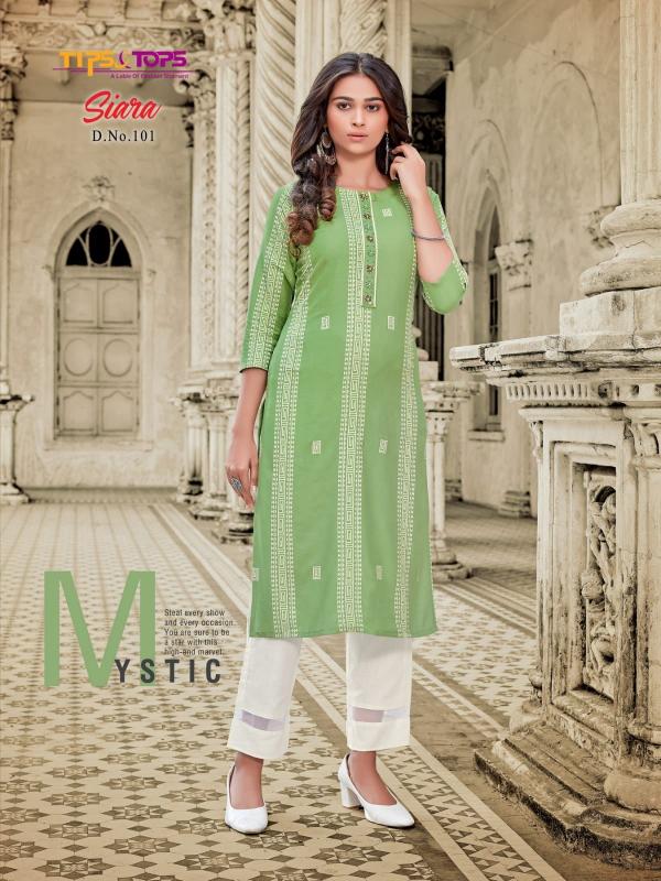 Tips & Tops Siara Party Wear Kurti With Pant Collection